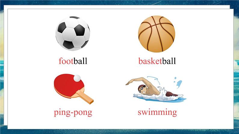 外研版(一起)英语一年级下册课件 Module 10《Unit 1 Let’s play football》第4页