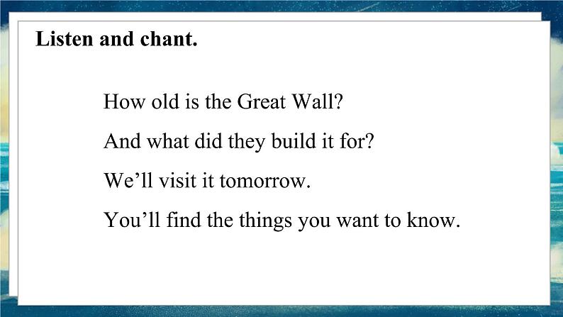 外研版(一起)英语五年级下册课件 《Module6Unit 1 We’ ll see lots of very big stones.》第4页
