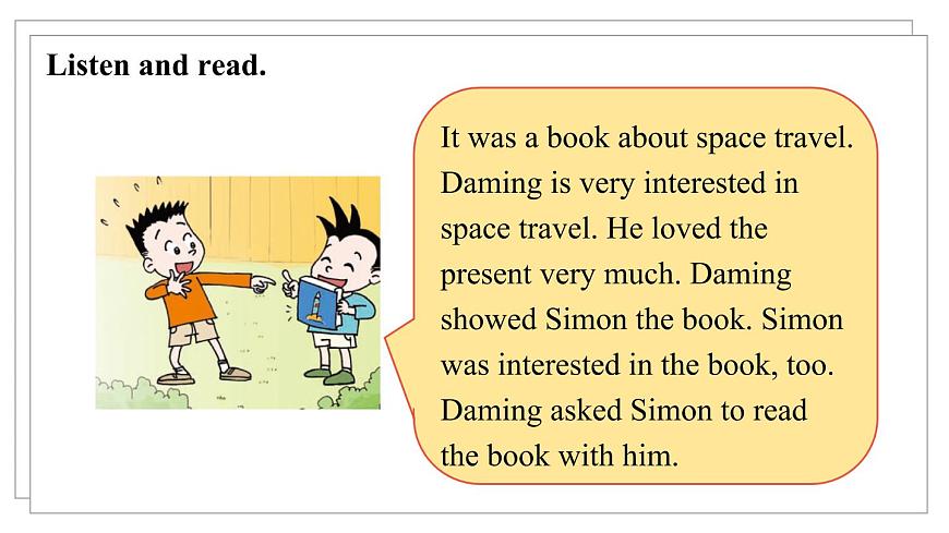 外研版（一起）英語六年級下冊課件 《Module 6Unit 1 It was Daming’s birthday yesterday.》第8頁