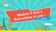外研版 (一年级起点)六年级下册Module 9Unit 1 Best wishes to you !备课课件ppt