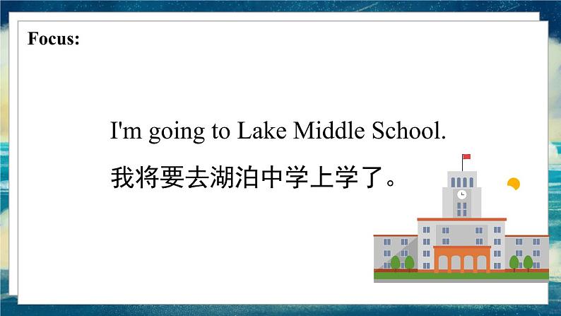 外研版(一起)英语六年级下册课件 《Module 10Unit 2 I'm going to Lake Middle School.》03