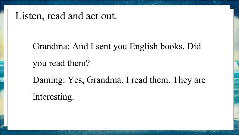 外研版(一起)英语五年级下册课件 《Module4Unit 1 Did you read them?》08