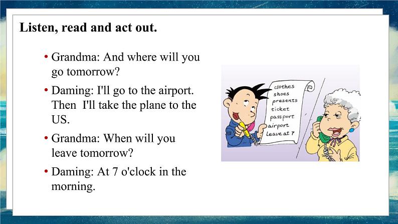 外研版(一起)英语五年级下册课件 《Module10Unit 1 What did you put in your bag 》第8页