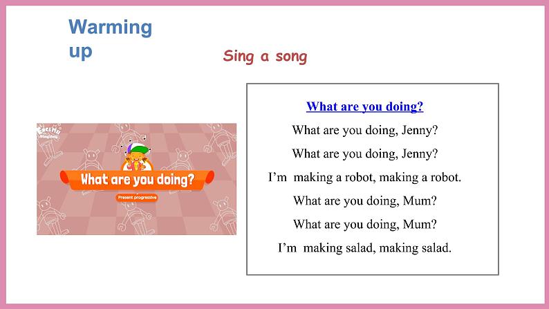 Unit 6 Part B Read and write & Let’s check(课件)人教PEP版英语五年级下册第4页