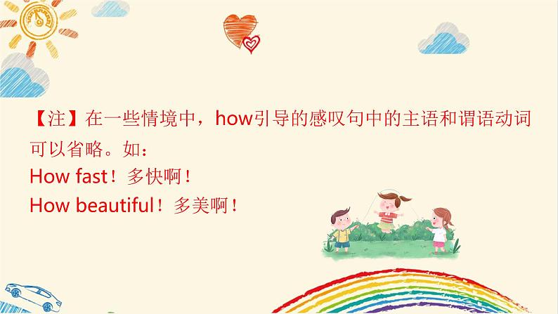 语法专题+感叹句(课件)人教PEP版英语六年级下册05