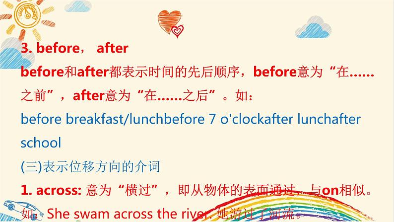 介词(课件)人教PEP版英语六年级下册第8页