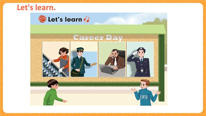 A Let 's learn & Listen match and say 课件第8页