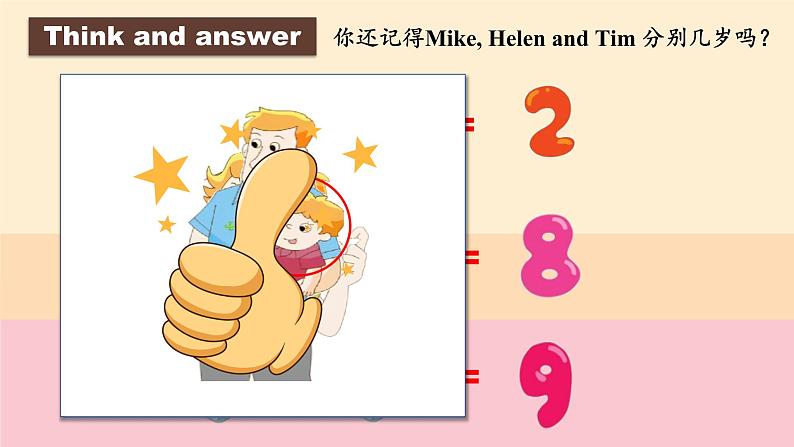 Unit5 How old are you Fun time &Cartoon time课件 译林版英语(三起)三年级下册第4页