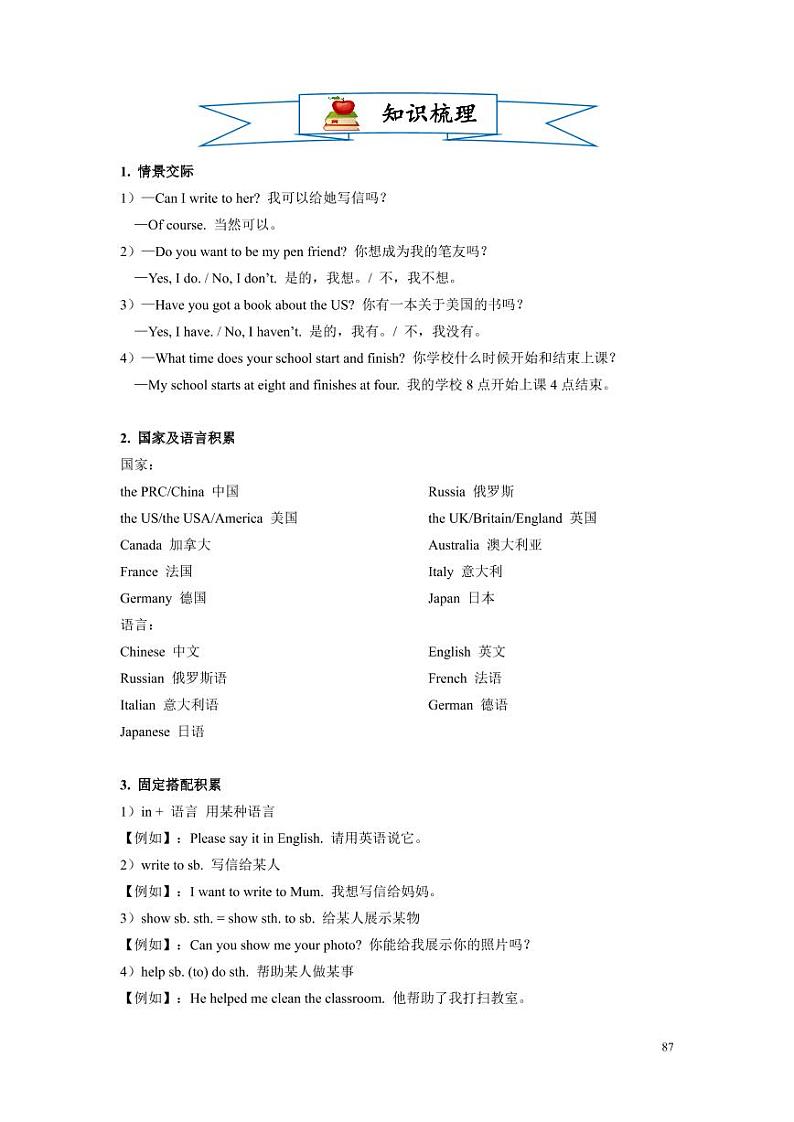 【同步专项练习】小升初英语外研社——六上Module 5-Module 6(带答案)第2页
