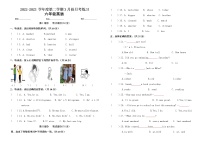 贵州省黔南州龙里县城关第一小学2022-2023学年六年级下学期3月月考英语练习