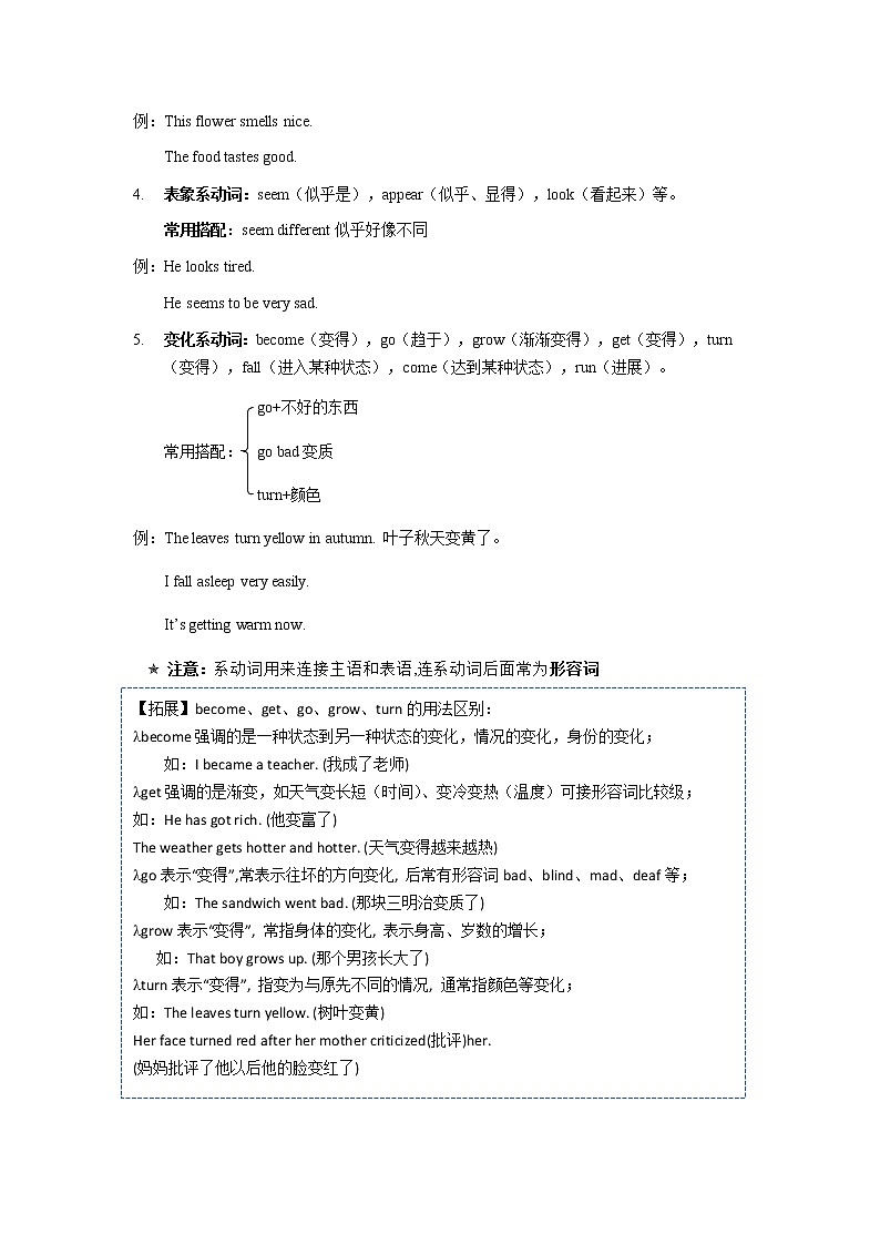 小升初语法专题讲练第16讲:动词(一)第3页