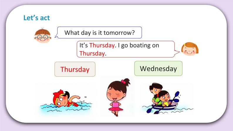 Unit 1 What day is today Lesson3 课件+音频素材 北京版英语二上03