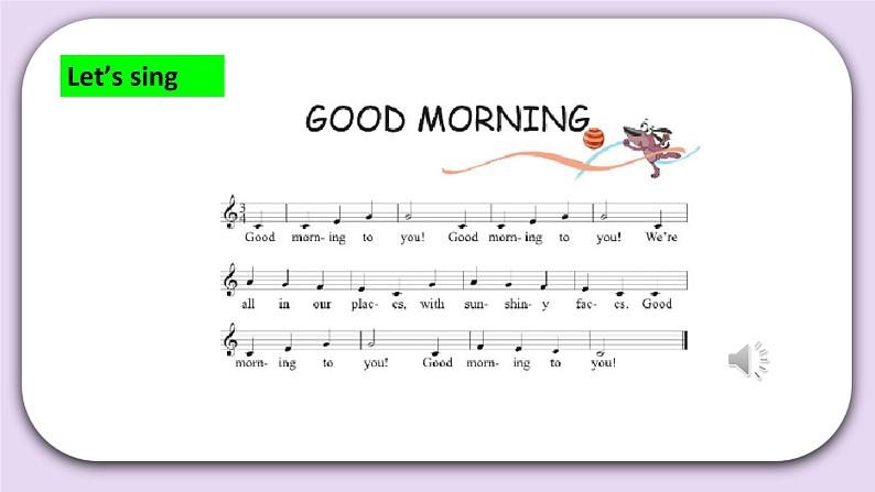 Unit 2 Good morning Lesson8 课件 北京版英语一上第3页