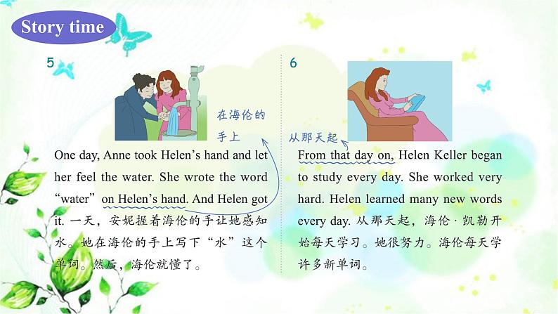 冀教版六年级英语下册Lesson12 Helen Keller 教学课件第5页