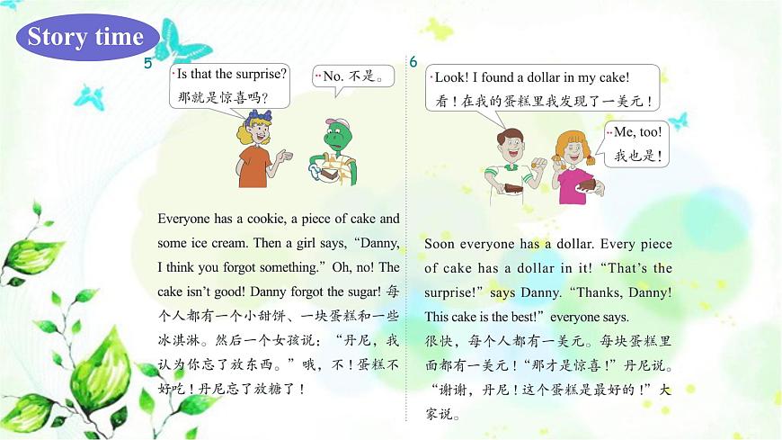 冀教版六年級英語下冊Lesson 24 Danny 's Surprise Cake 教學(xué)課件第6頁