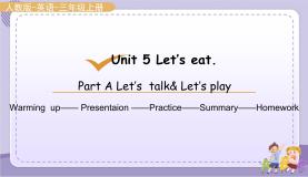 英语三年级上册Unit 5 Let's eat! Part A精品ppt课件