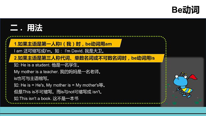 小升初英语语法专项突破集训(通用版): 专题一 Be动词 课件03
