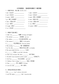 小升初英語(yǔ)語(yǔ)法總復(fù)習(xí)知識(shí)點(diǎn)講解+練習(xí)學(xué)案:動(dòng)詞及時(shí)態(tài)-基礎(chǔ)篇(含答案)