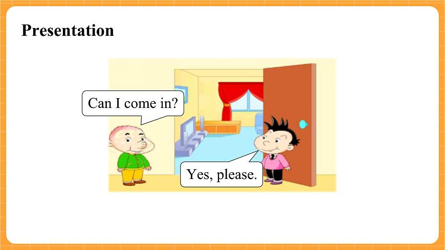Module 5 Unit 2 《Can I come in》 第2課時(shí) 課件第4頁(yè)