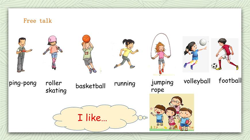 人教新起點(diǎn)四年級(jí)英語(yǔ)上Unit 1Sports and gameslesson3 課件第4頁(yè)