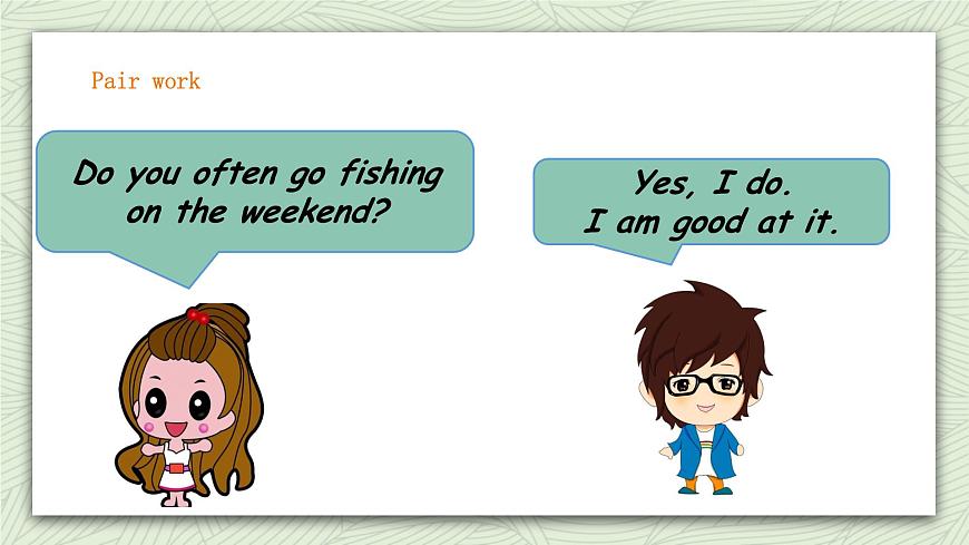 人教新起點(diǎn)四年級(jí)英語(yǔ)上Unit2On the weekend 第五課時(shí)  課件第4頁(yè)