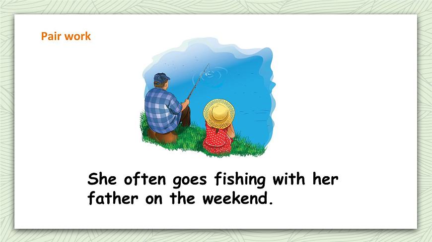 人教新起點(diǎn)四年級(jí)英語(yǔ)上Unit2On the weekend 第五課時(shí)  課件第6頁(yè)