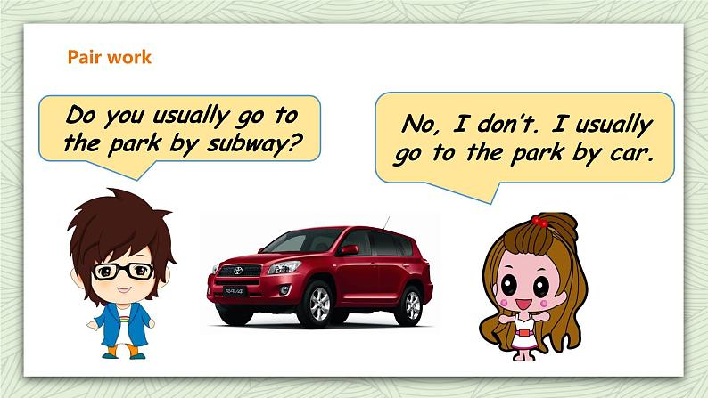 人教新起点四年级英语上Unit3 Transportation fun time+story time 课件第4页