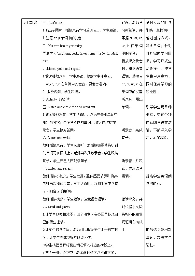 Unit 6 Jobs let’s  spell+let’s check   课件+教案+练习02