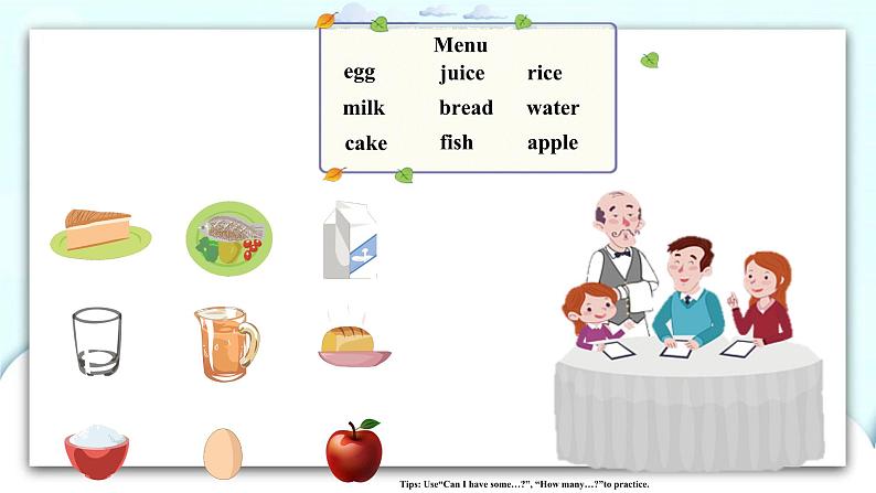 小学英语人教版(PEP)三年级上册 Recycle 2 Lesson 1 课件+教案+同步练习+音视频素材06