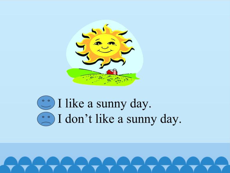 湖南少年儿童出版社小学英语三年级起点三年级下册 Unit 8 I like a sunny day  课件06