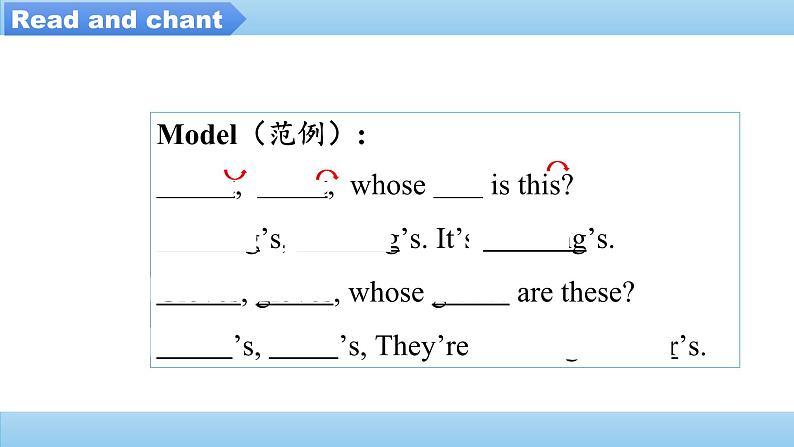 Unit6 Whose dress is this Fun time & Cartoon time(课件) 译林版(三起)英语四年级下册第4页