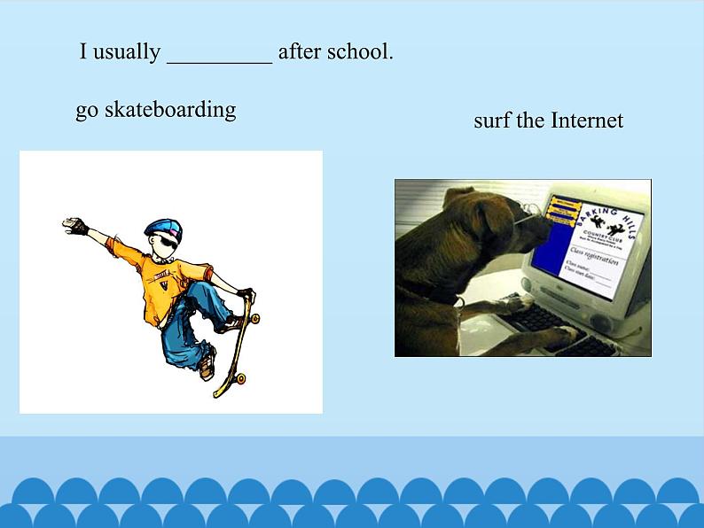 教育科学出版社小学英语三年级起点四年级下册 Unit 6 What do you usually do on Sunday 课件204