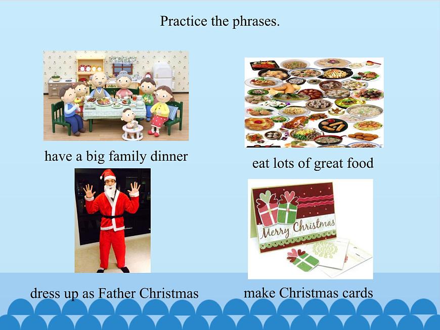 教育科學(xué)出版社小學(xué)英語三年級起點(diǎn)四年級下冊 Unit 12 Christmas is coming-Period 1 課件第8頁