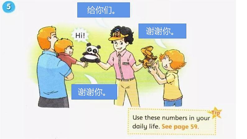 译林版小学英语3BU5复习PPT及课文填空07