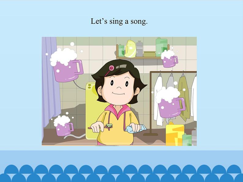 教育科学出版社小学英语三年级起点三年级上册 Unit 6 Touch your head-Period 1 课件第2页