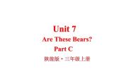 小学英语陕旅版三年级上册Unit 7 Are these bears?课文内容课件ppt