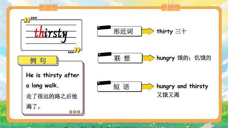 Unit 3 What would you like 单词讲解(课件)人教PEP版英语五年级上册05