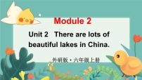 小学英语外研版 (三年级起点)六年级上册Unit 2 There are lots of beautiful lakes in China.课前预习课件ppt