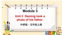 小学英语外研版 (三年级起点)五年级上册Unit 2 Daming took a photo of his father.备课ppt课件
