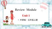 外研5英上 Review Module Unit 1 PPT课件+教案