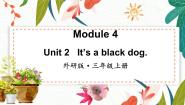 小学英语外研版 (三年级起点)三年级上册Module 4Unit 2 It's a black dog.图片课件ppt