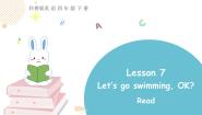 英语Lesson 7 Let's go swimming,OK?教案配套ppt课件