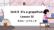 人教精通版五年级上册unit 6 It's a grapefruit.Lesson 32教学演示课件ppt