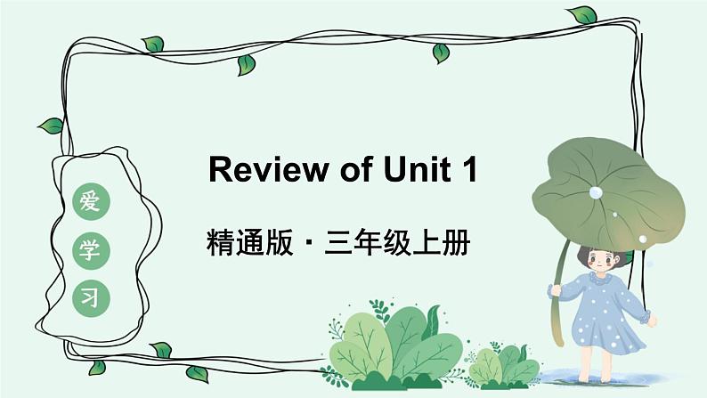 Review of Unit 1第1页