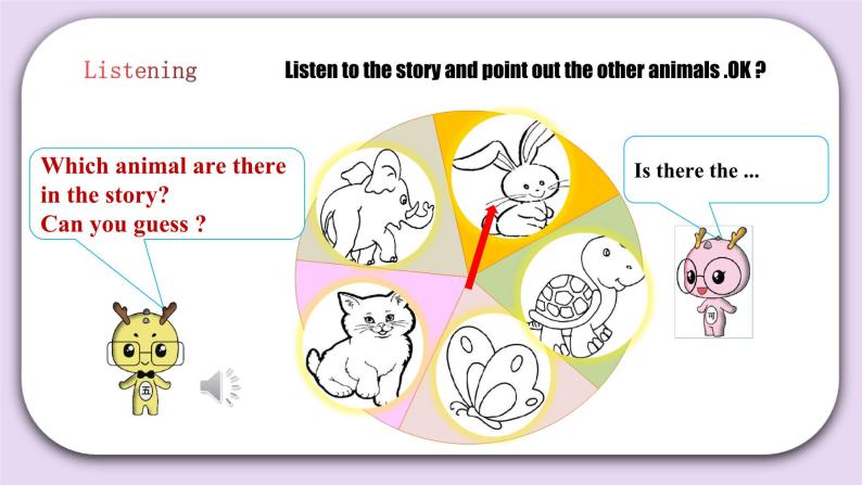 人教版新起点英语五年级上册Unit 3 Animals story time 课件+教案+练习05