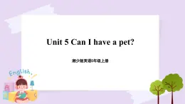 湘少版英語5年級上冊 Unit 5 Can I have a pet PPT課件+教案+導學案+素材