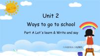 人教版 (PEP)六年級上冊Unit 2 Ways to go to school Part A優(yōu)質ppt課件