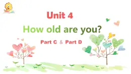 湖南少年儿童出版社小学英语三年级起点三年级上册 Unit 4 How old are you  课件3