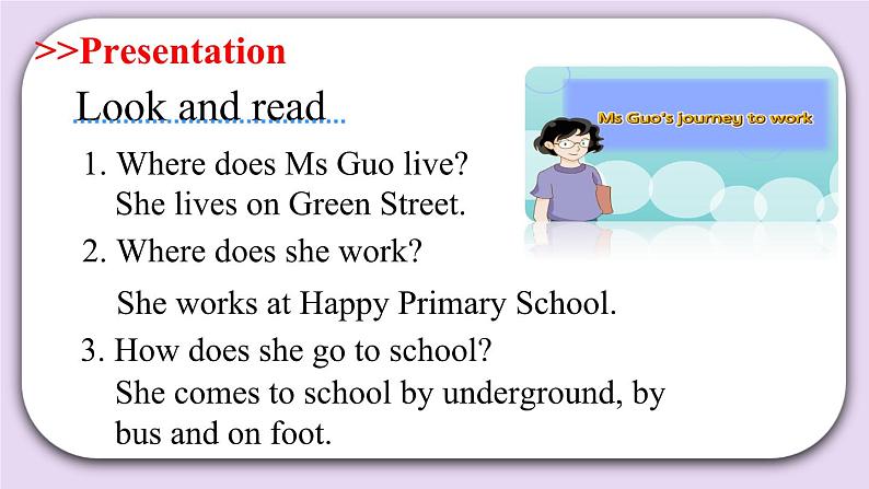 Module 1 Unit 2 Going to school Period 3 课件05