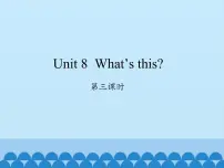 湘少版三年级上册Unit 8 What's this教学ppt课件